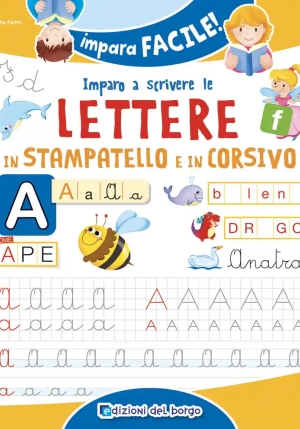 Lettere In Stampatello E Corsivo fronte