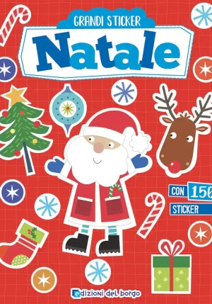 Natale. Grandi Stickers. Ediz. A Colori fronte