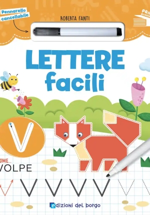 Lettere Facili. Ediz. A Colori. Con Pennarello Cancellabile fronte