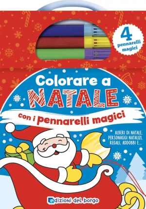 Colorare A Natale Con Pennarelli Magici fronte