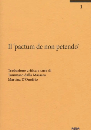 Pactum De No Petendo fronte