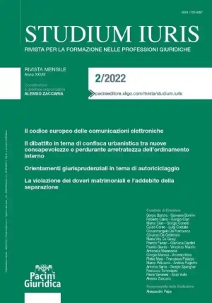 Studium Iuris 2/2022 fronte