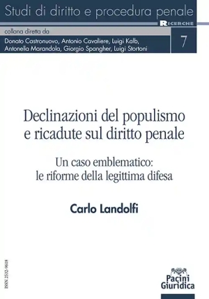 Declinazioni Del Populismo Ricadute Pen. fronte