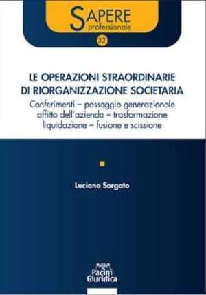 Operazioni Straordinarie Riorganiz.soc. fronte