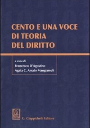 Cento E Una Voce Teoria Del Diritto fronte