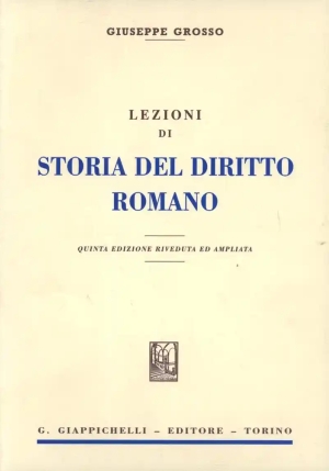 Lezioni Storia Diritto Romano fronte