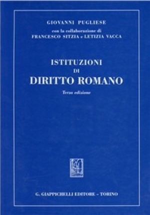 Istituzioni Diritto Romano fronte