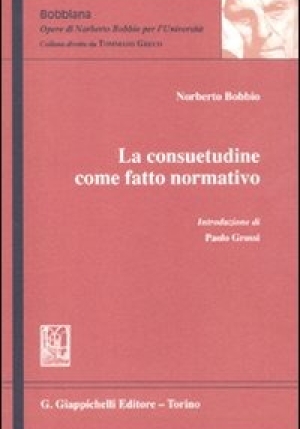 Consuetudine Come Fatto Normativo fronte