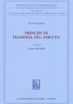 Principi Filosofia Del Diritto fronte