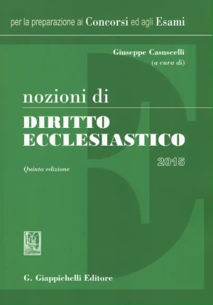 Nozioni Di Diritto Ecclesias. fronte