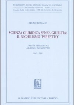 Scienza Giuridica Senza Giurista fronte