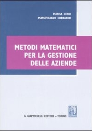 Metodi Matematici Gestione Aziende fronte