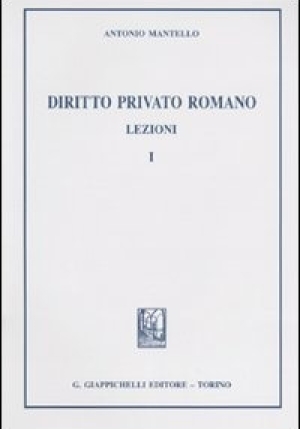 Diritto Privato Romano Lezioni 1 fronte