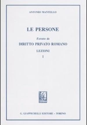 Le Persone Estratto Dir.privato Romano 1 fronte