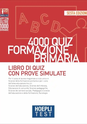 4000 Quiz Formazione Primaria fronte