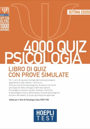 4000 Quiz Psicologia fronte