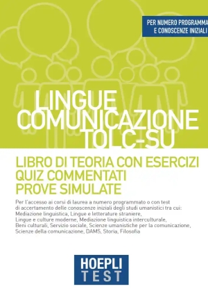 Lingue, Comunicazione, Tolc-su. Libro Di Teoria Con Esercizi, Quiz Comme fronte