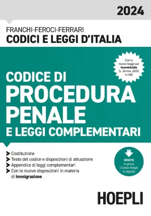 Codice Procedura Penale fronte