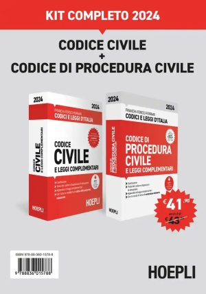 Kit 2v - Codice Civile + Procedura Civile fronte