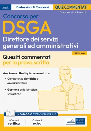 Dsga - Quesiti Commentati Per La Prova Scritta - 3ed fronte