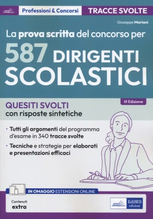 587 Dirigenti Scolastici -  350 Quesiti Per La Prova Scritta fronte