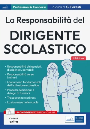 La Responsabilita Del Dirigente Scolastico - Manuale Di Preparazione fronte