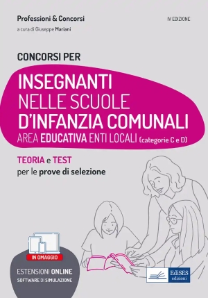 Insegnanti Scuole D'infanzia Comunali - Teoria + Test Di Preparazione - fronte