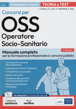 Oss Operatore Socio-sanitario - Manuale Di Preparazione fronte