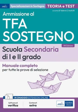 Tfa Sostegno Scuola Secondaria  fronte