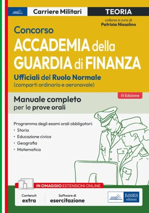 Accademia Gdf - Manuale Completo Per La Prova Orale fronte