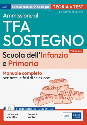 Tfa Sostegno Manuale Scuole Infanzia E Primaria - Manuale Di Preparazion fronte