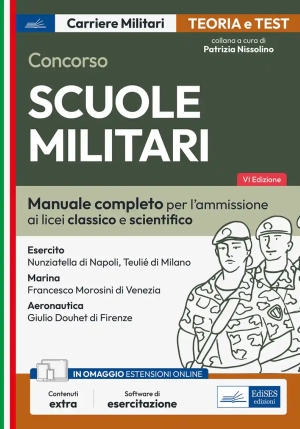 Scuole Militari Esercito Marina Aeronautica - Per L'ammissione Ai Licei, fronte