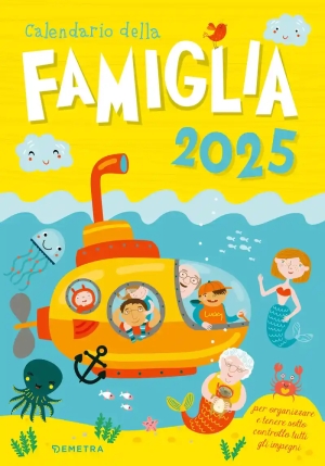 Calendario Della Famiglia 2025 fronte