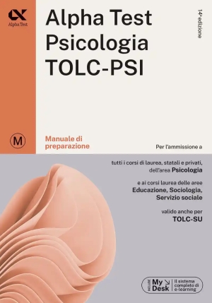 Alpha Test. Psicologia. Tolc-psi. Manuale Di Preparazione. Con Espansione Online fronte