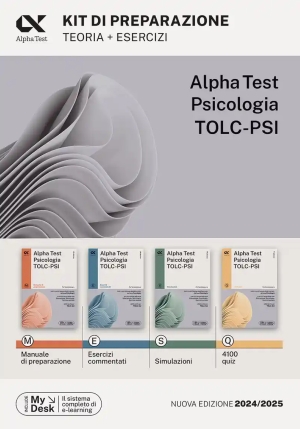 Alpha Test. Psicologia. Tolc-psi. Kit Di Preparazione. Con Mydesk fronte