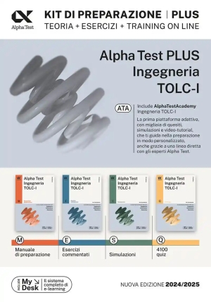 Alpha Test Plus Ingegneria. Tolc-i. Kit Di Preparazione Plus fronte