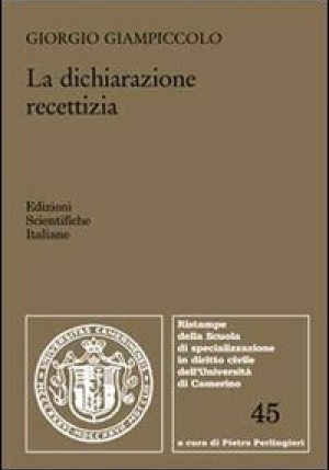 Dichiarazione Recettizia fronte