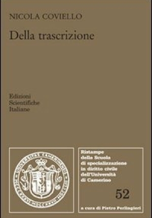 Della Trascrizione fronte