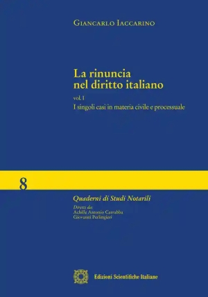 Rinuncia Nel Diritto Italiano fronte