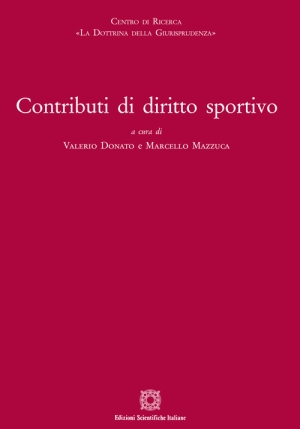 Contributi Di Diritto Sportivo fronte