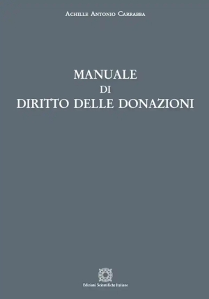 Manuale Diritto Delle Donaz. fronte