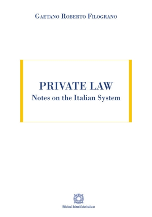 Private Law. Notes On The Ital fronte