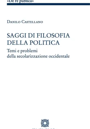 Saggi Di Filosofia Della Polit fronte