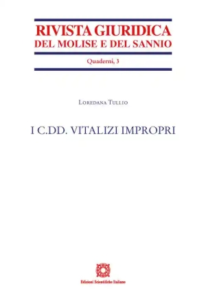 C.dd. Vitalizi Impropri fronte