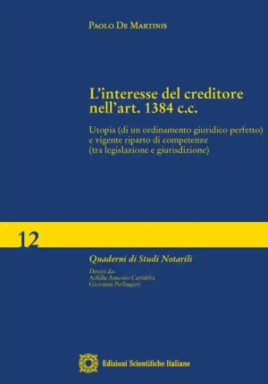 Interesse Creditore Art.1384 C fronte