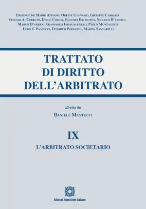 Arbitrato Societario Trattato fronte