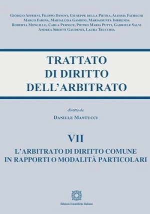 Arbitrato - Trattato Dir.arb. fronte