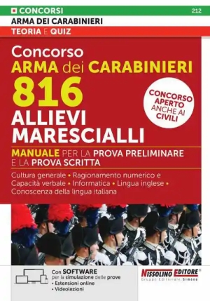 816 Allievi Marescialli Arma Carabinieri fronte