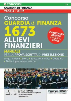 1673 Allievi Guardia Finanza fronte