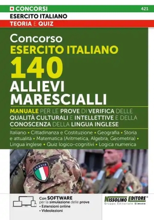 140 Allievi Marescialli - Esercito Italiano - Manuale fronte